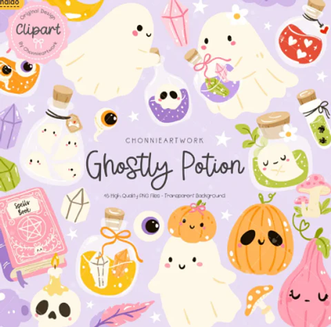 Kit Digital Halloween Candy 