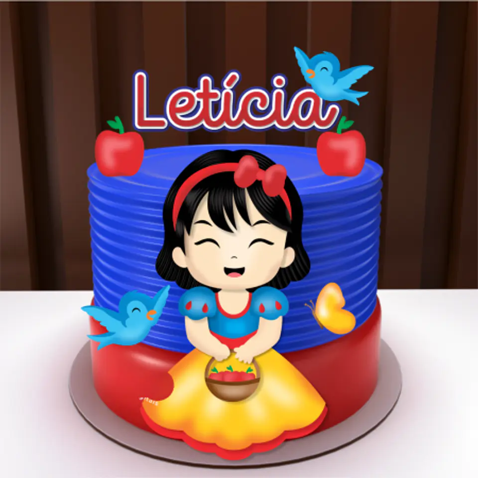 Arquivo Topo de Bolo Branca de Neve em Camadas  1
