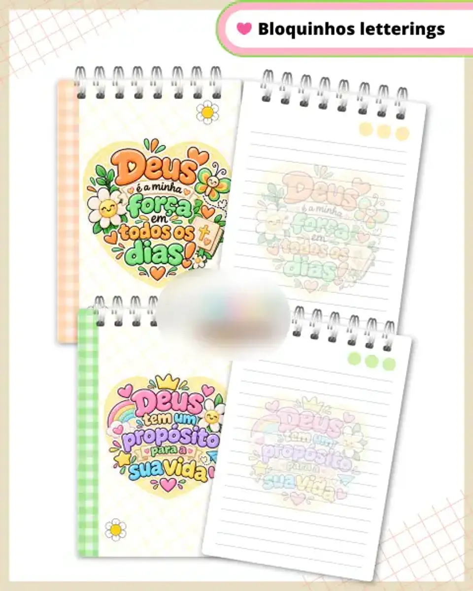 Arquivo Bloquinho Letterings Frases Cristã 6