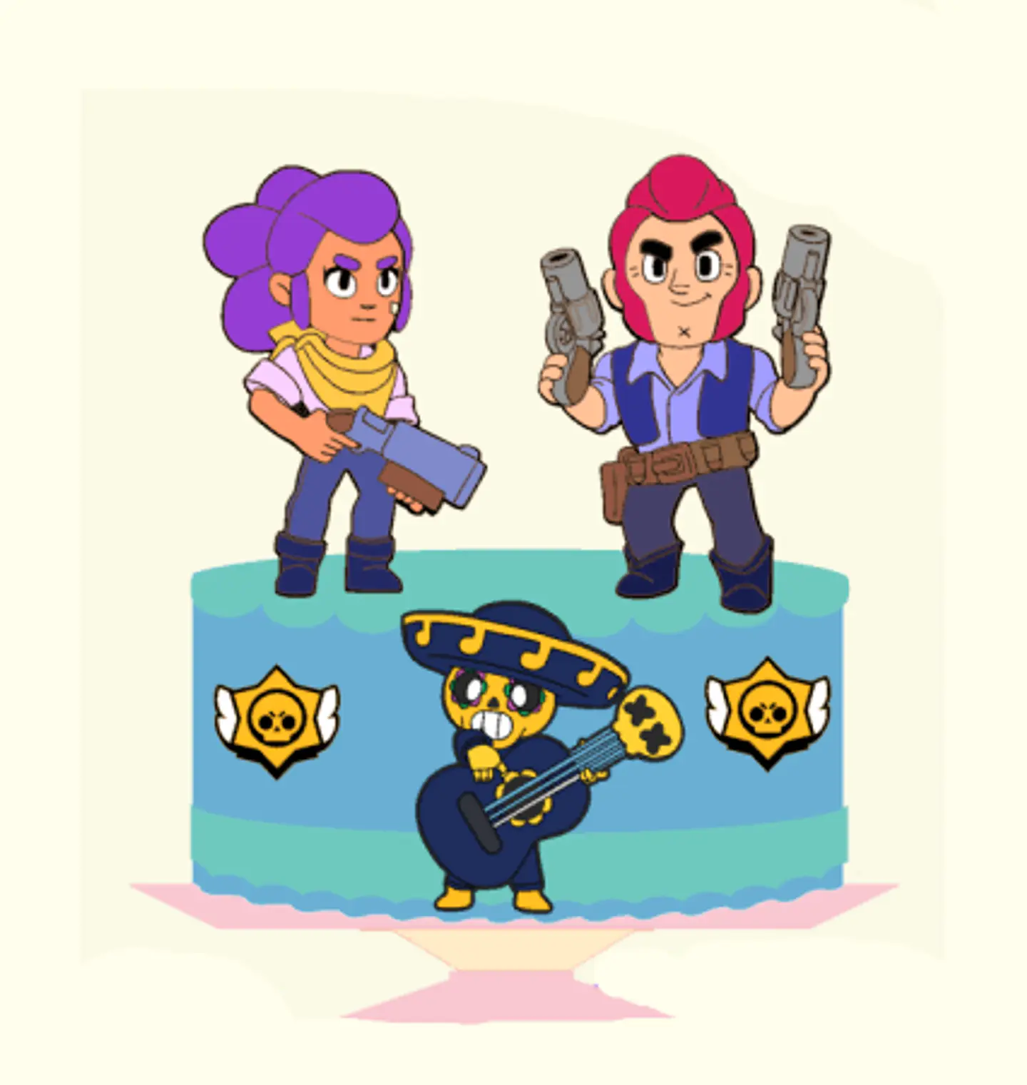 Arquivo Topo de Bolo Brawl Stars 1