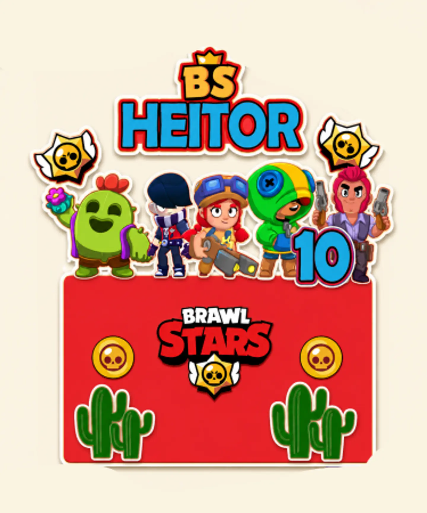 Arquivo Topo de Bolo  BROWL STAR  1