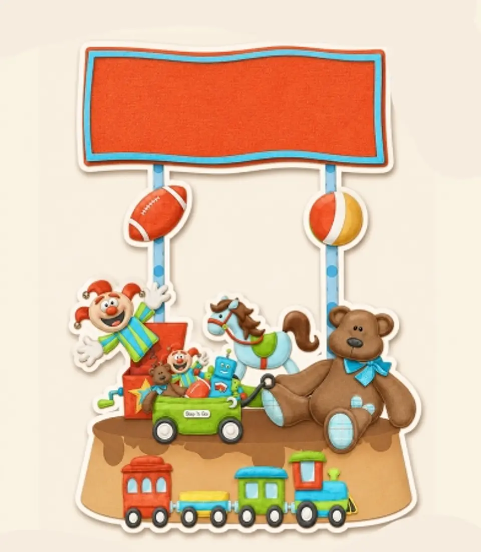 Arquivo Topo de Bolo Brinquedos  1