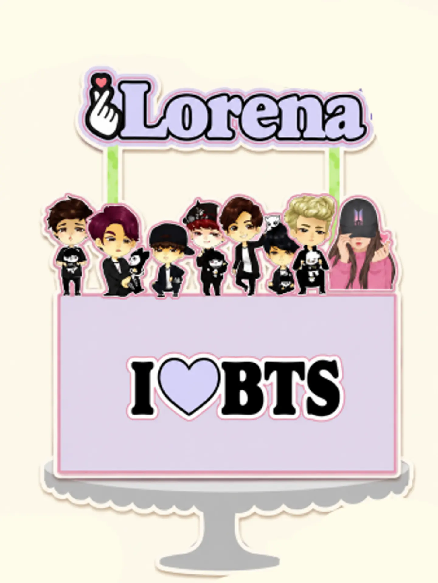Arquivo Topo de Bolo Banda BTS 1