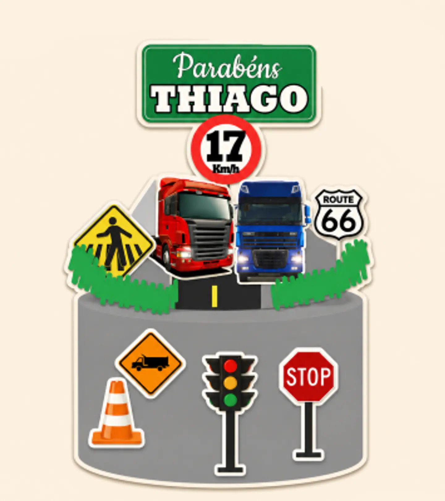 Arquivo Topo de Bolo topo Caminhoneiro  1