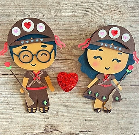 Arquivo Topo de Bolo Festa Junina Lampião e Maria Bonita