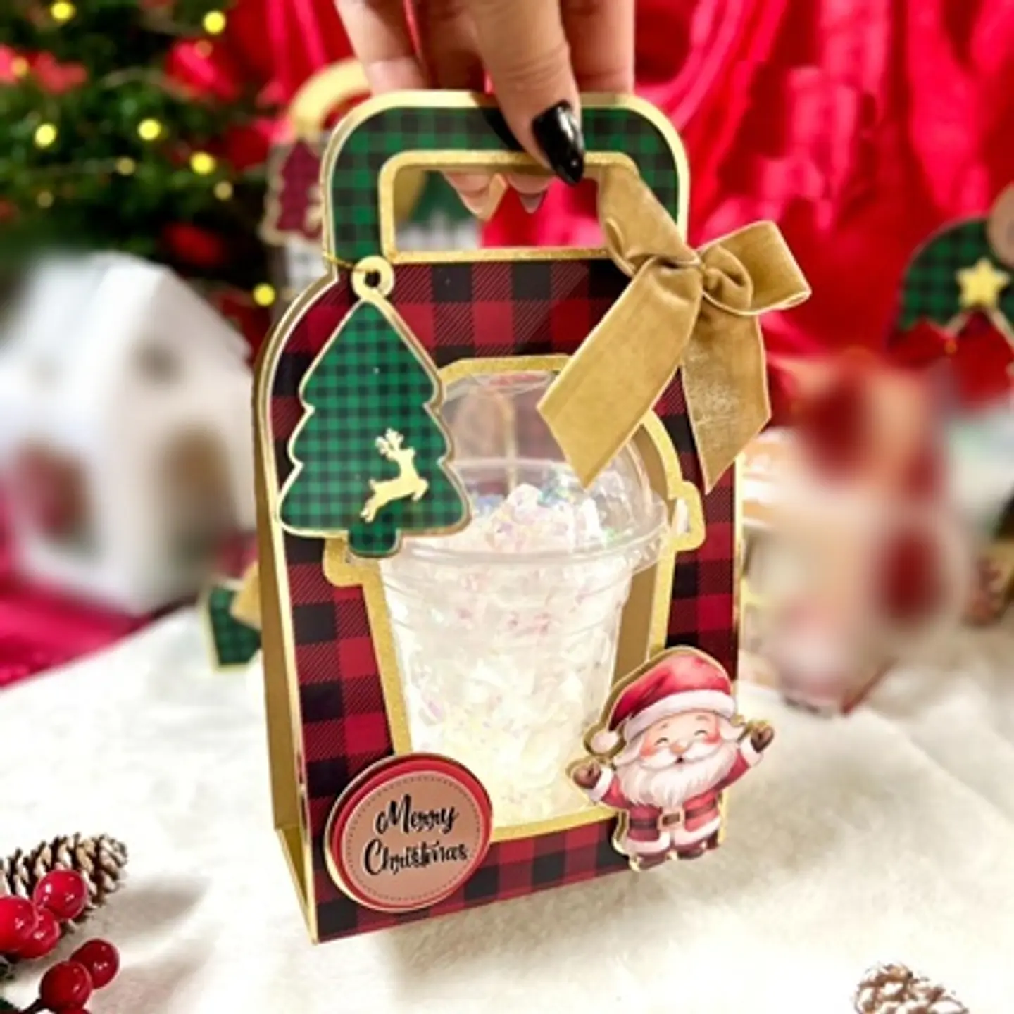 Arquivo Natal Suporte Copo Bolha 1
