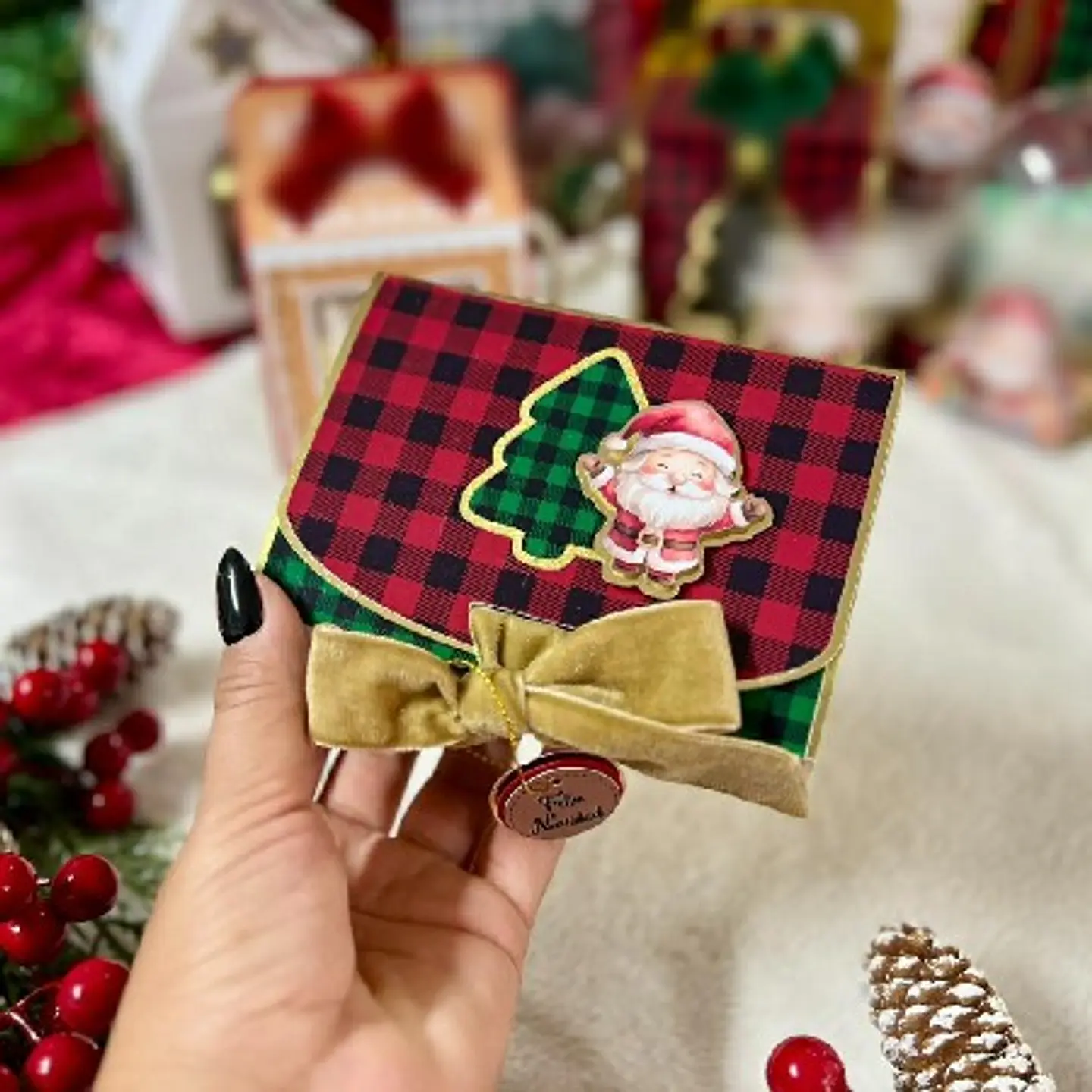 Arquivo Natal Caixinha Retangular 1
