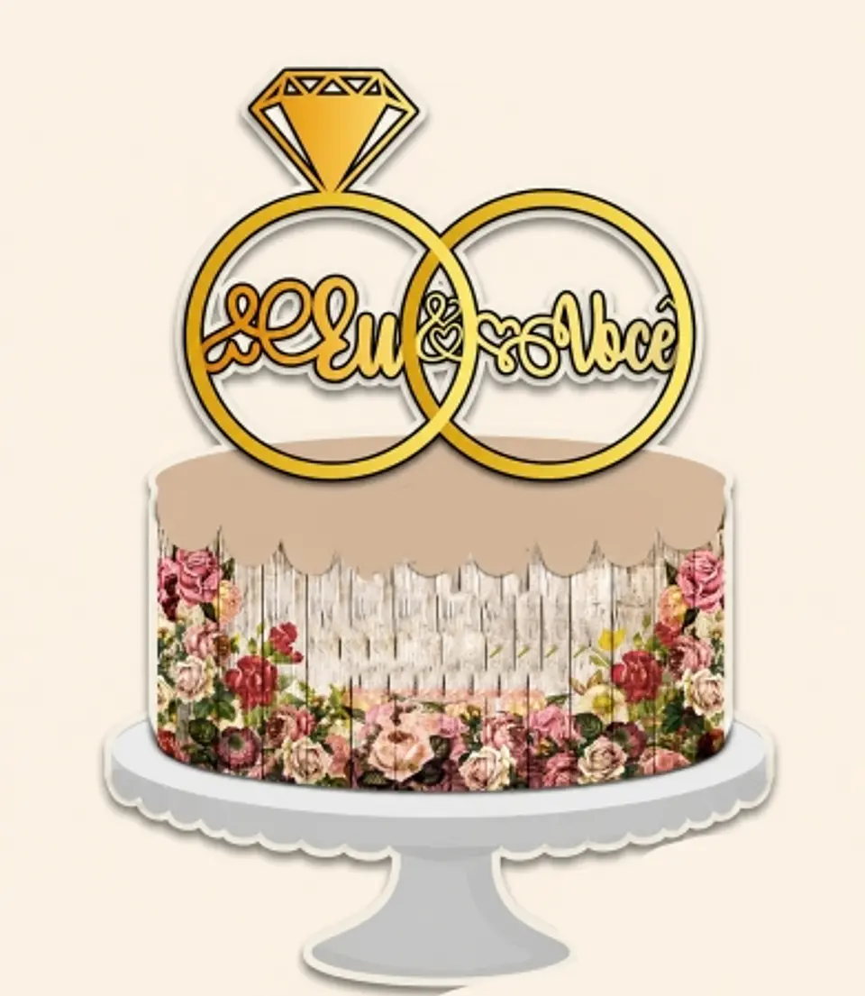 Arquivo Topo de Bolo Casamento Aliança 1