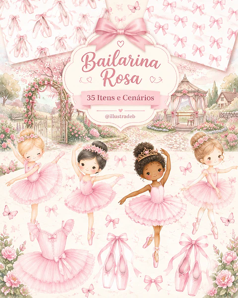 Kit Digital Bailarina