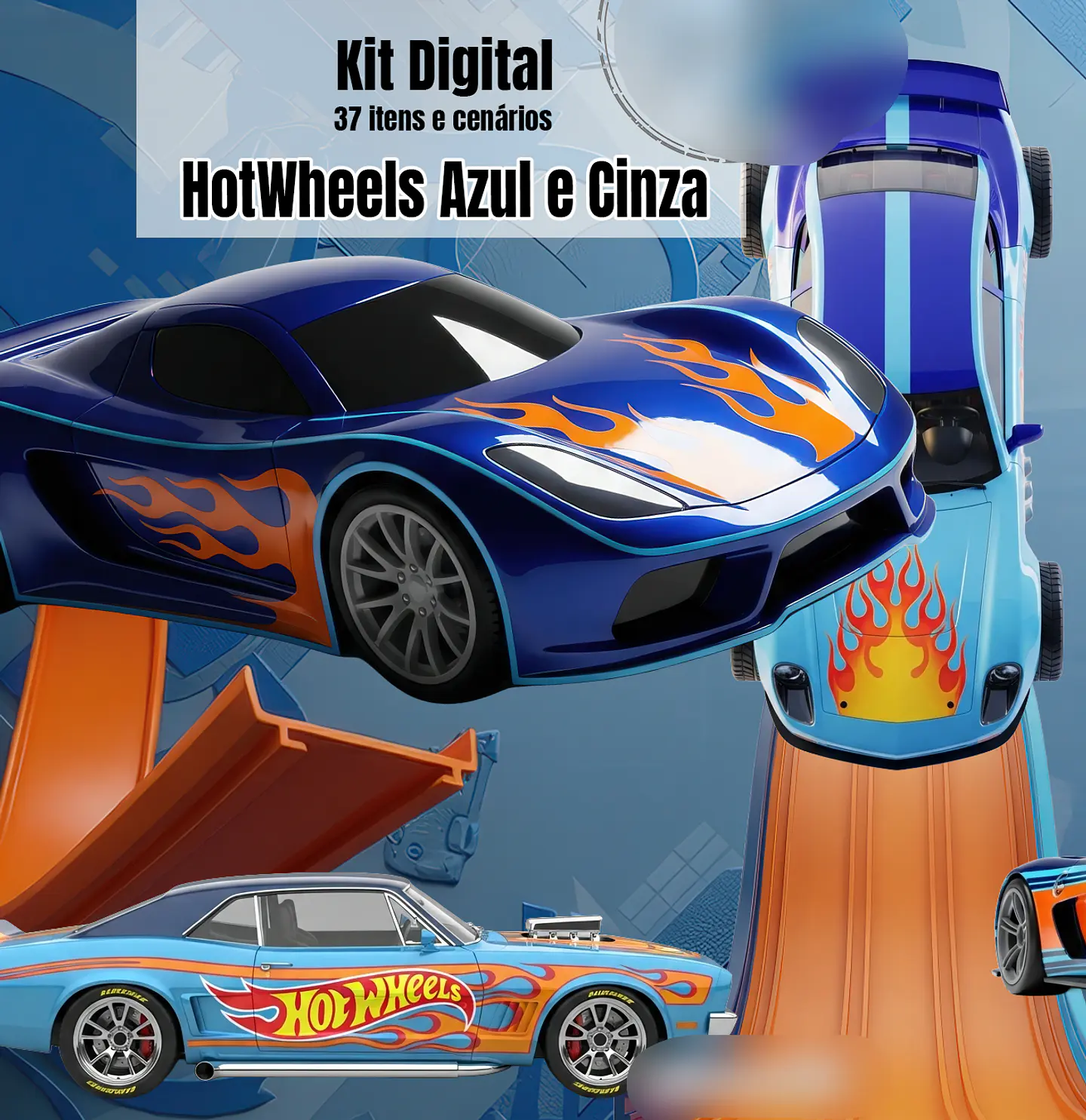 Kit Digital Hotwheels 1