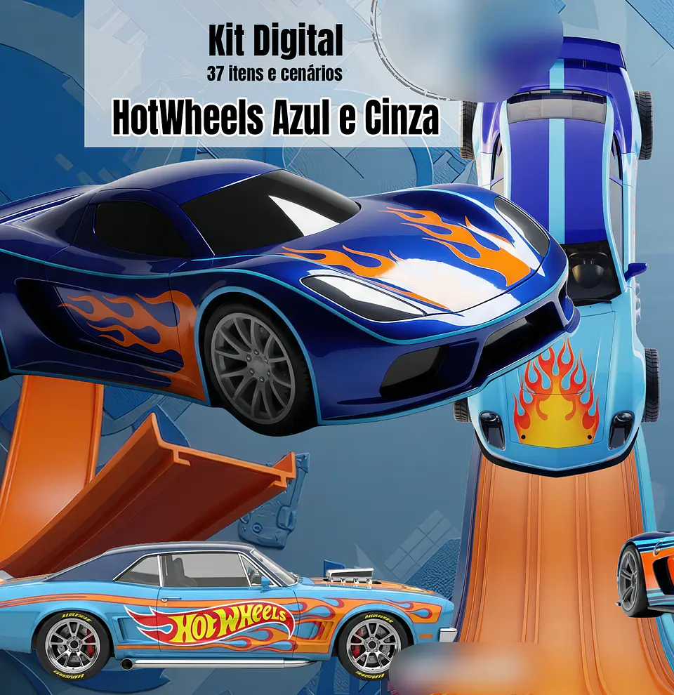 Kit Digital Hotwheels 1