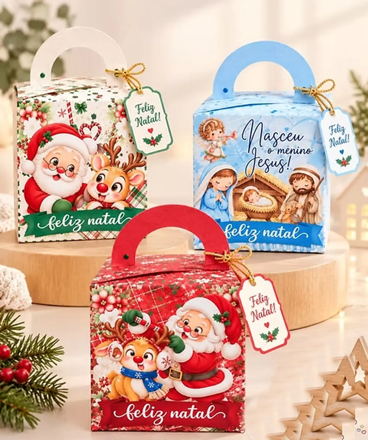 Arquivo Natal Caixa Mini Panetone  1