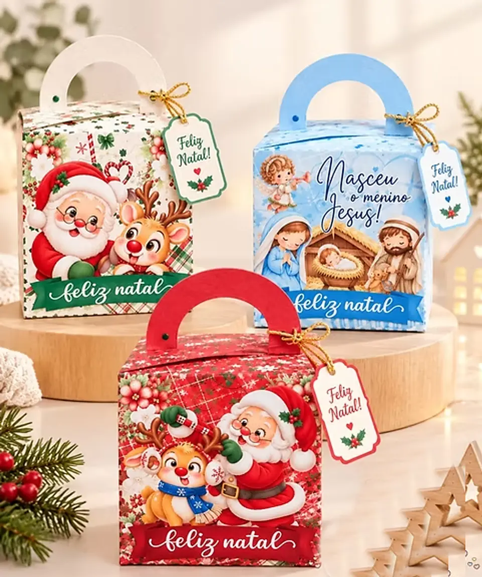 Arquivo Natal Caixa Mini Panetone  1