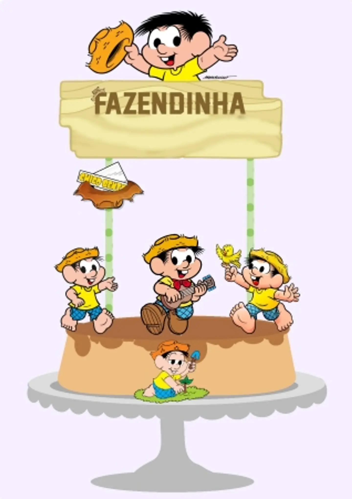 Arquivo Topo de Bolo Chico Bento 1
