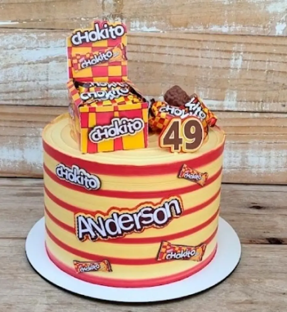 Arquivo Topo de Bolo Caixa Chocolate Chokito 1