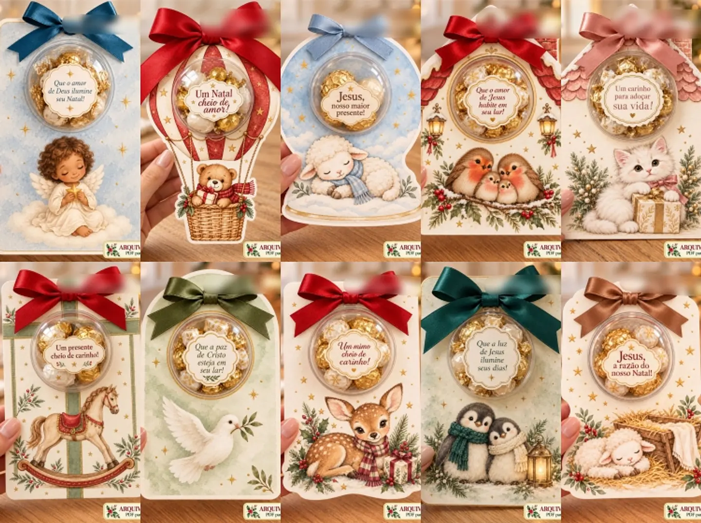 Arquivo Natal Card Blistter  1