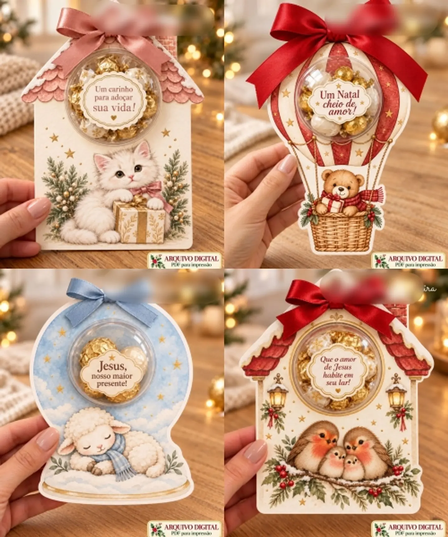 Arquivo Natal Card Blistter  2