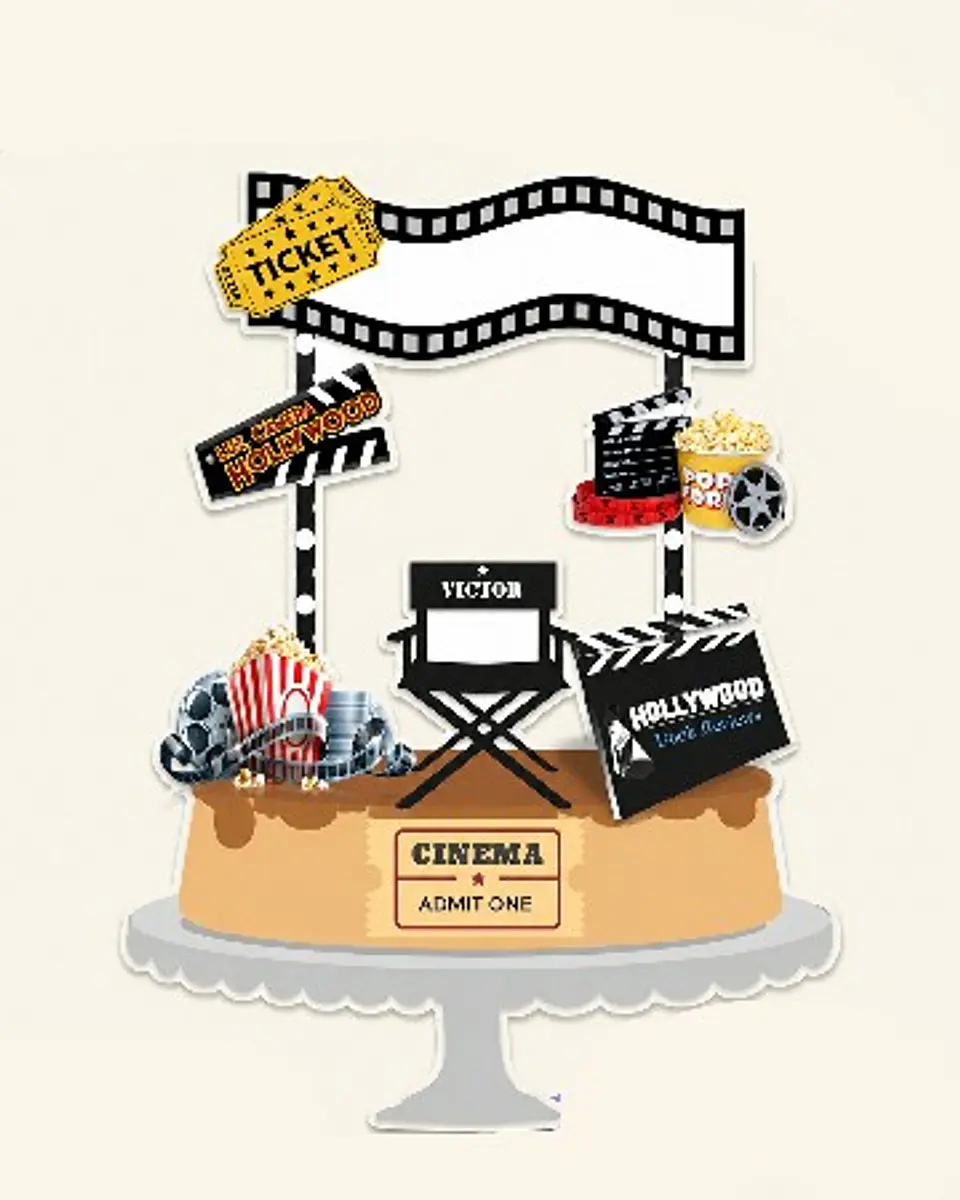 Arquivo Topo de Bolo Hollywood Cinema 1