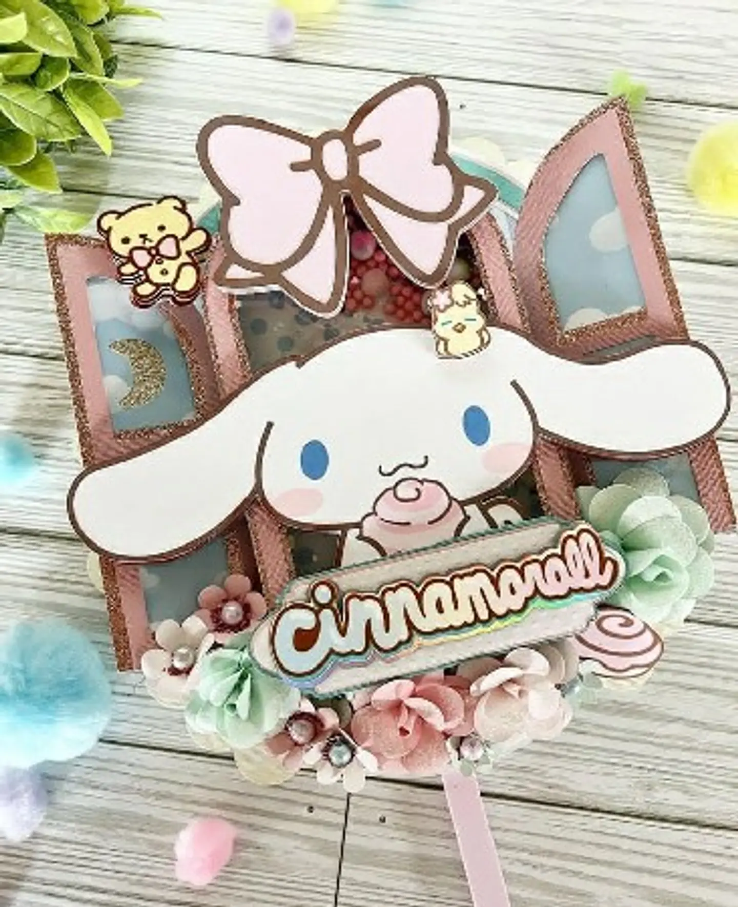 Arquivo Topo de Bolo Cinnamoroll Cake Topper 1