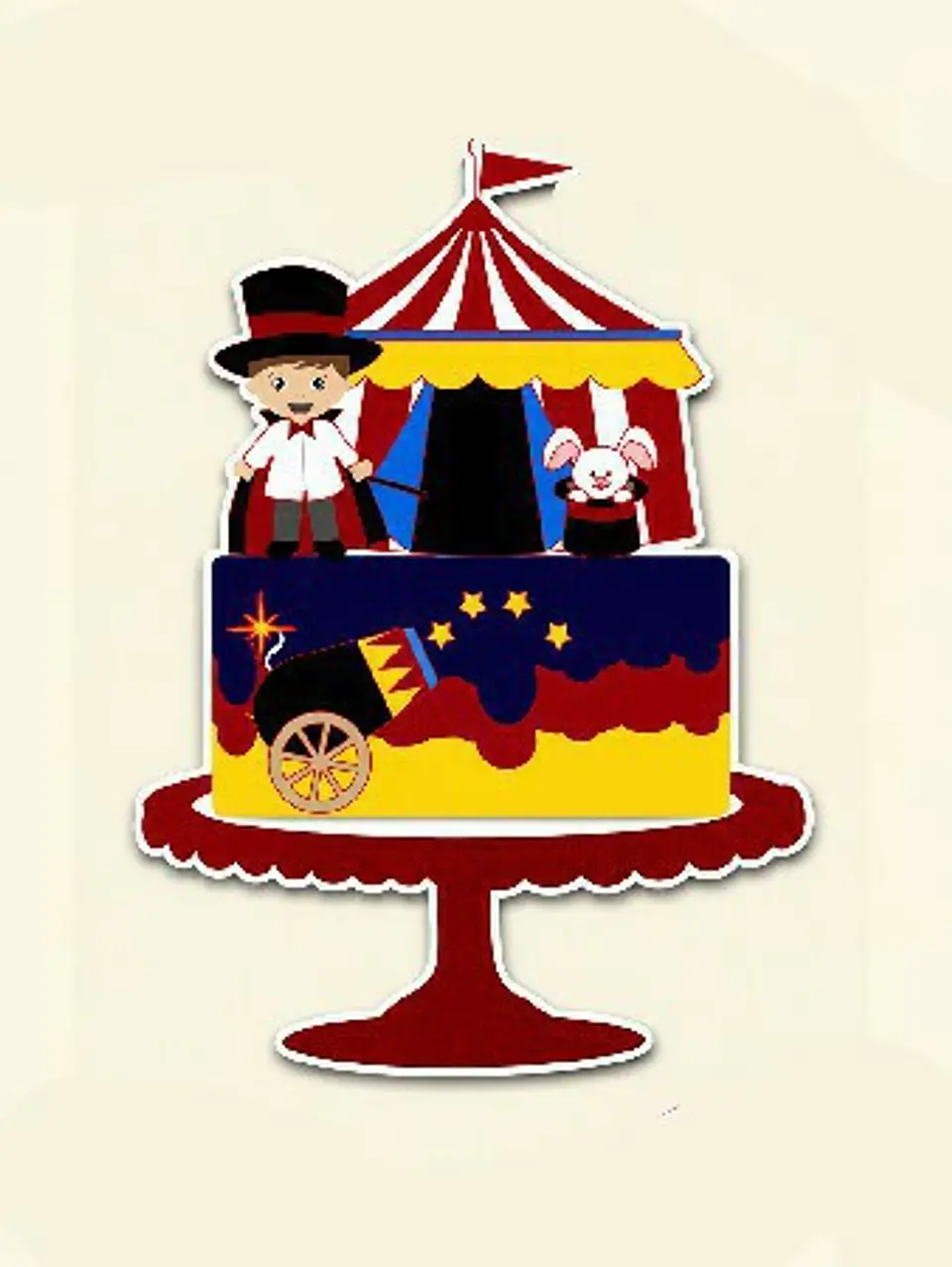 Arquivo Topo de Bolo Circo Menino em Camadas 5 1