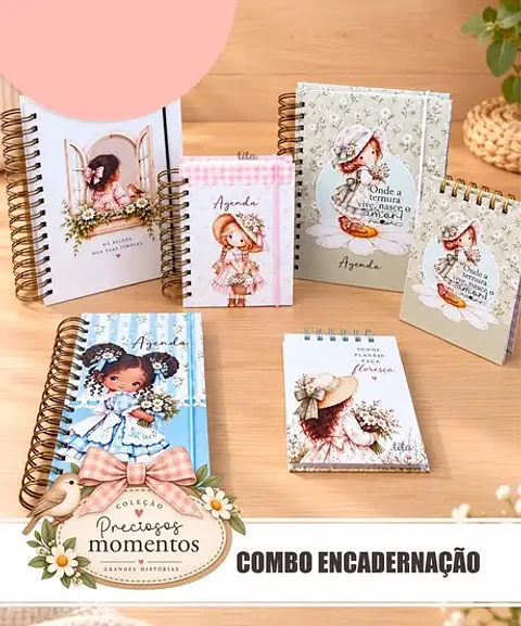 Arquivo Combo Encadernação - Momentos Preciosos 