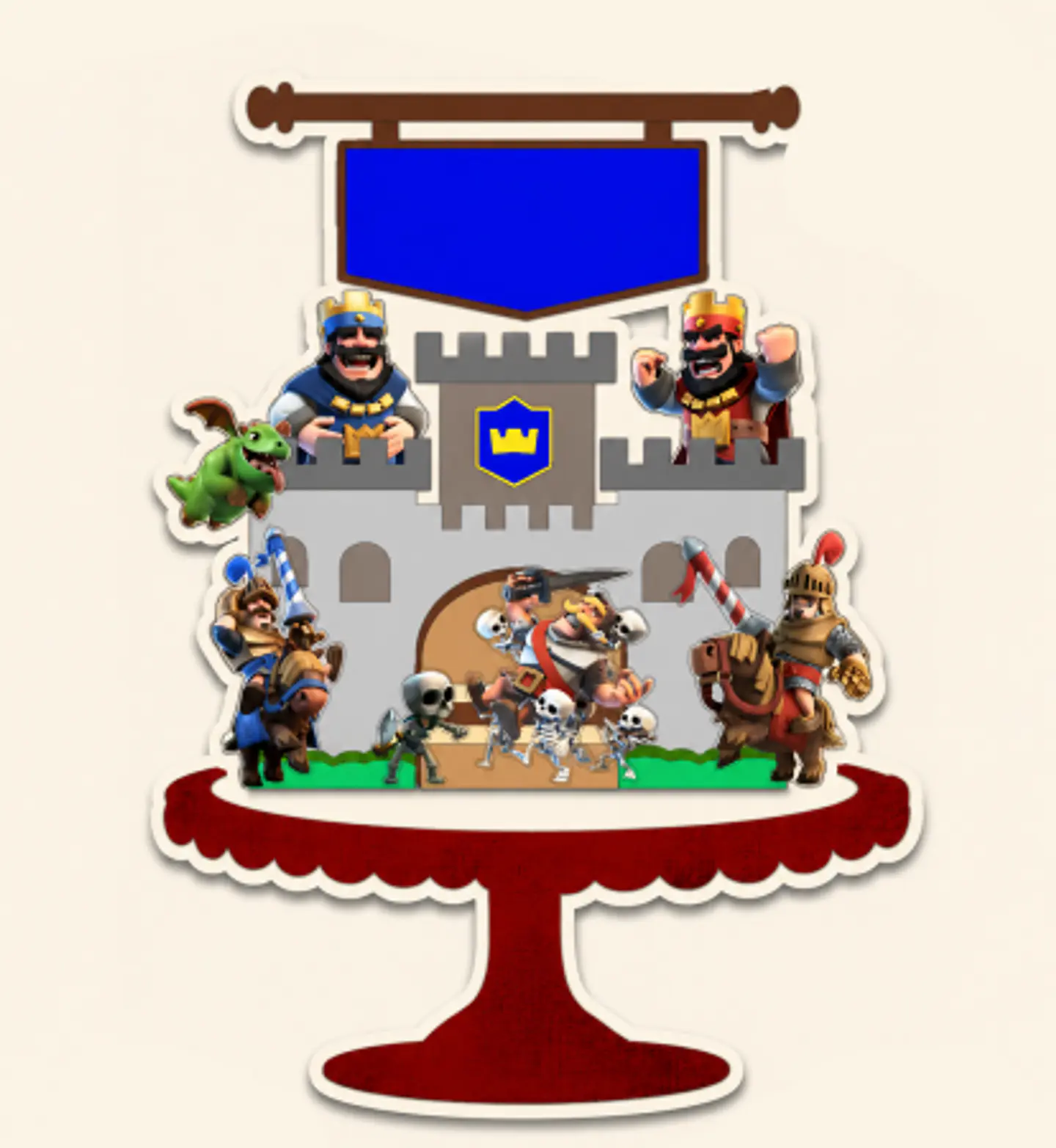 Arquivo Topo de Bolo Clash Royale 1