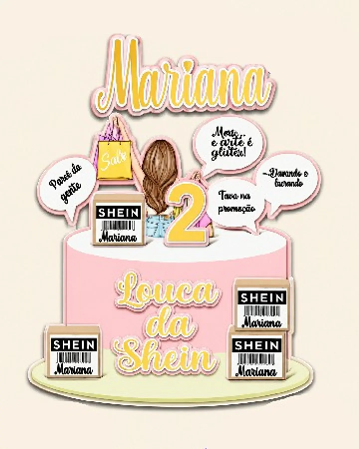 Arquivo Topo de Bolo Compras Louca da Shein 1