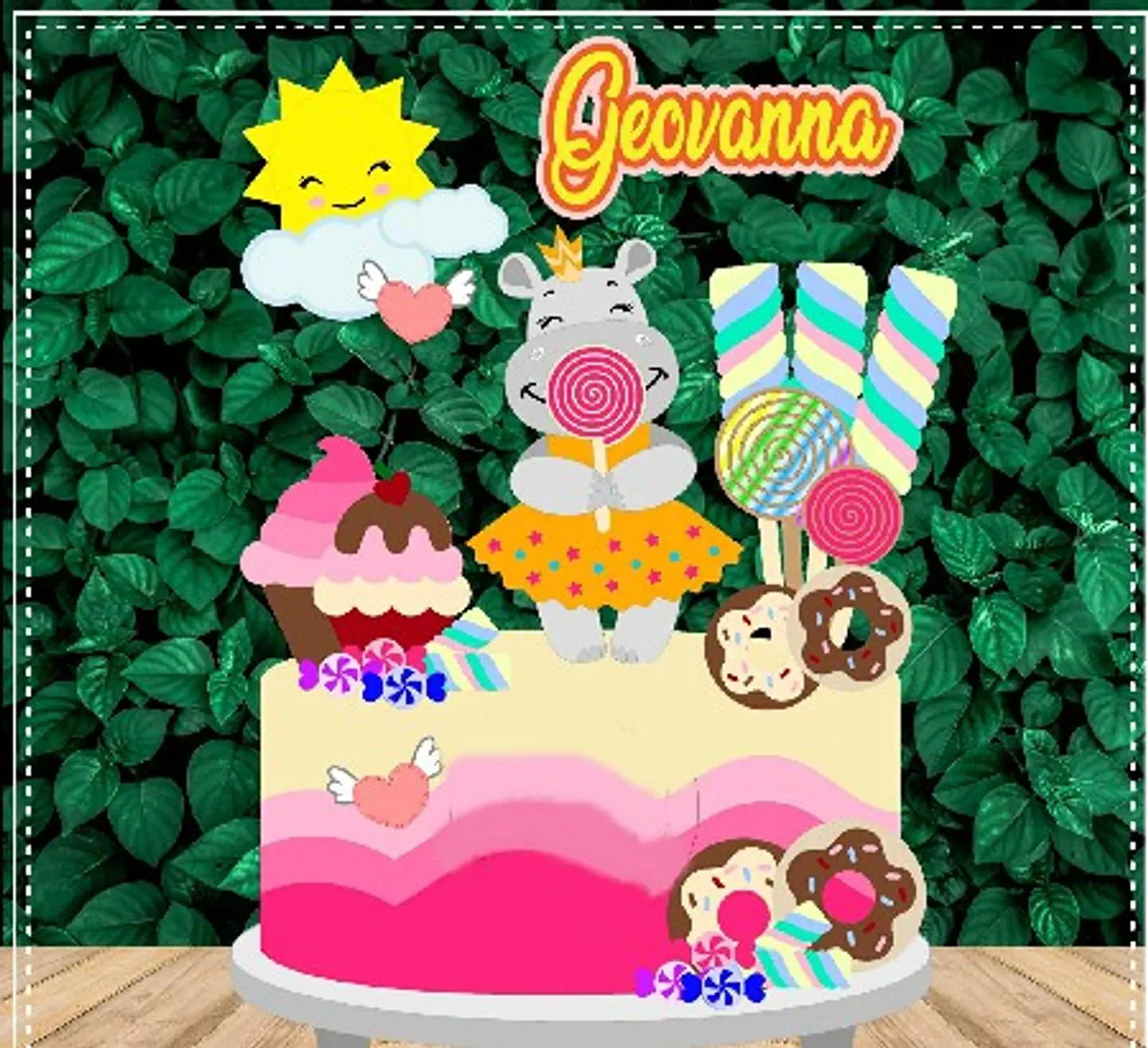 Arquivo Topo de Bolo Confeitaria Doces Hipopotamo 1