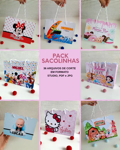 Arquivo Pack Sacolinhas 