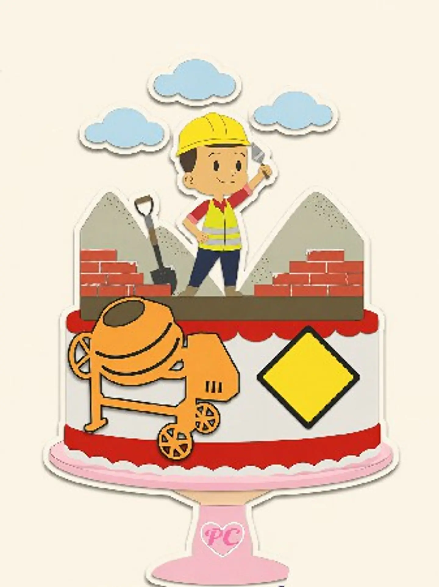 Arquivo Topo de Bolo Construção Construtor 2 1