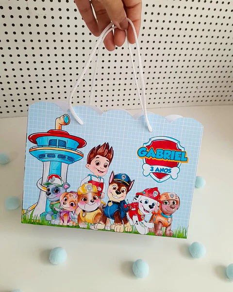Arquivo Sacolinha Patrulha Canina Aquarela
