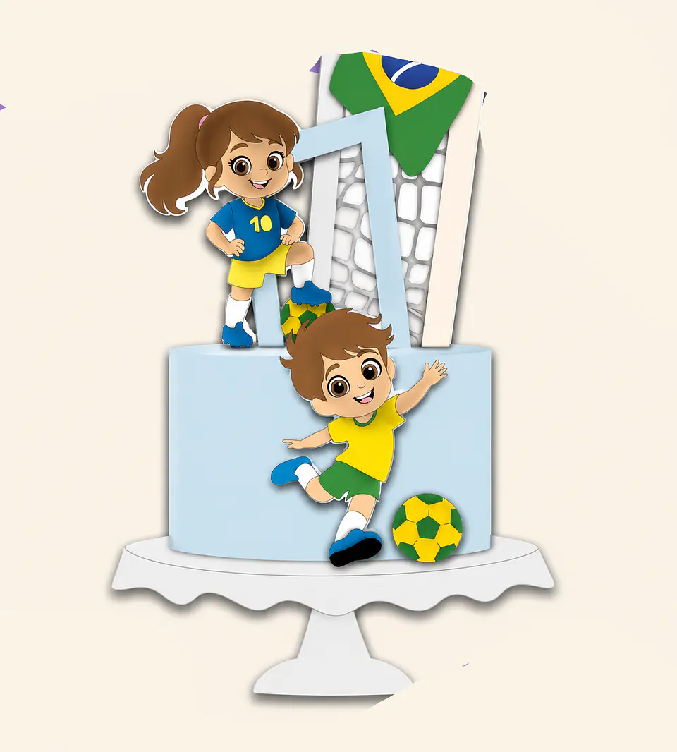 Arquivo Topo de Bolo Copa do Mundo Menino e Menina 1
