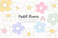 Kit Digital Floral Tons Pásteis - Thumbnail 1
