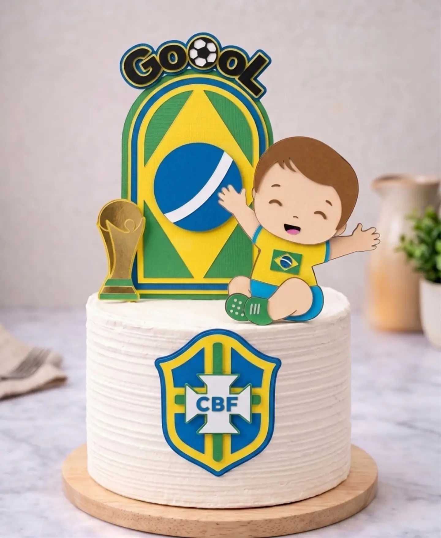 Arquivo Topo de Bolo Topo de Bolo Futebol Brasil - Copa do Mundo  1