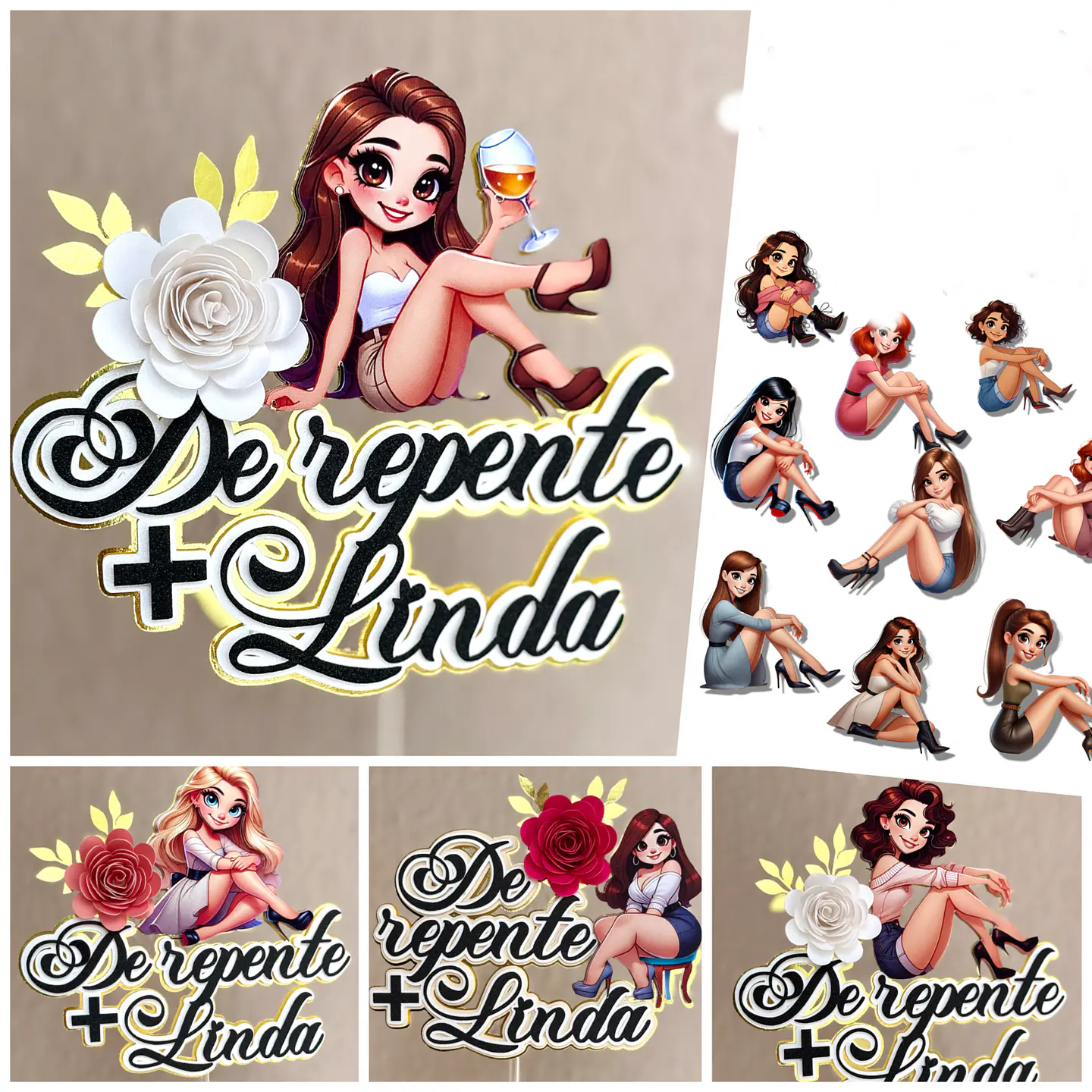 Arquivo Topo de Bolo De Repente + Linda Floral 1