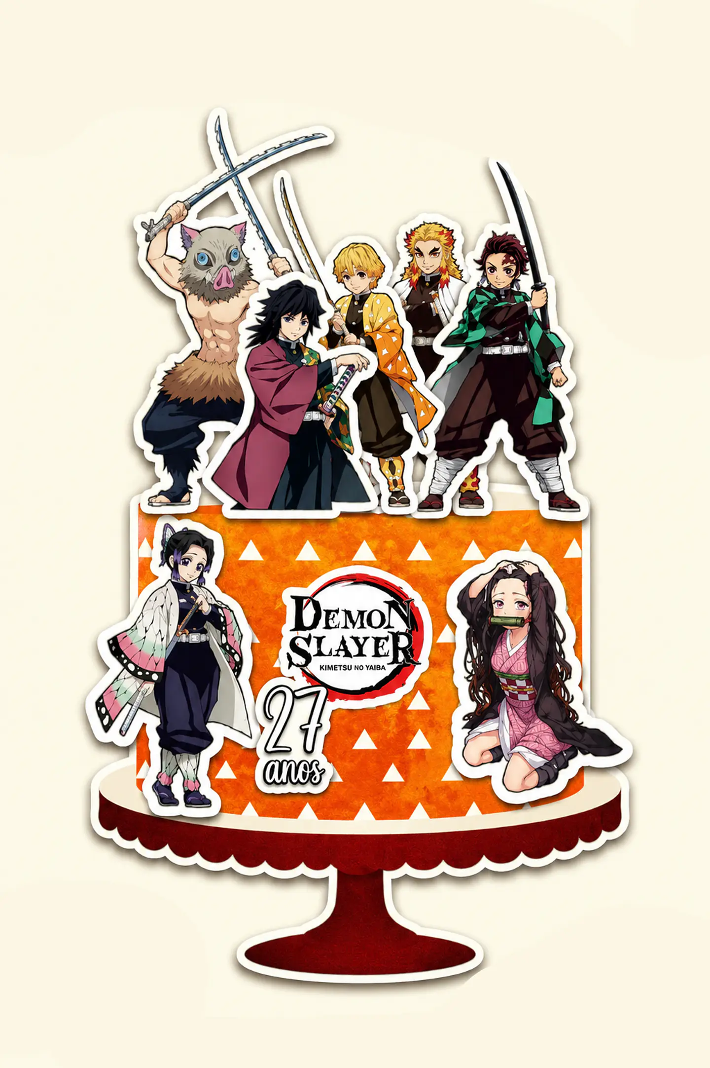 Arquivo Topo de Bolo Demon Slayer 2 1