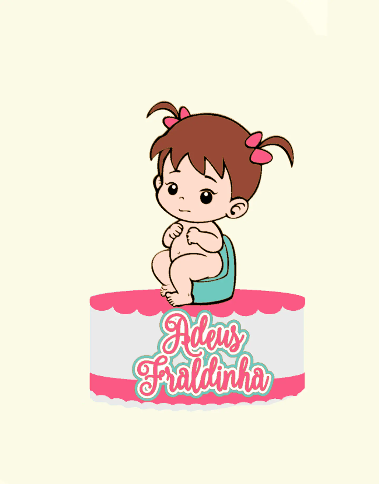 Arquivo Topo de Bolo Desfralde Bebê 1