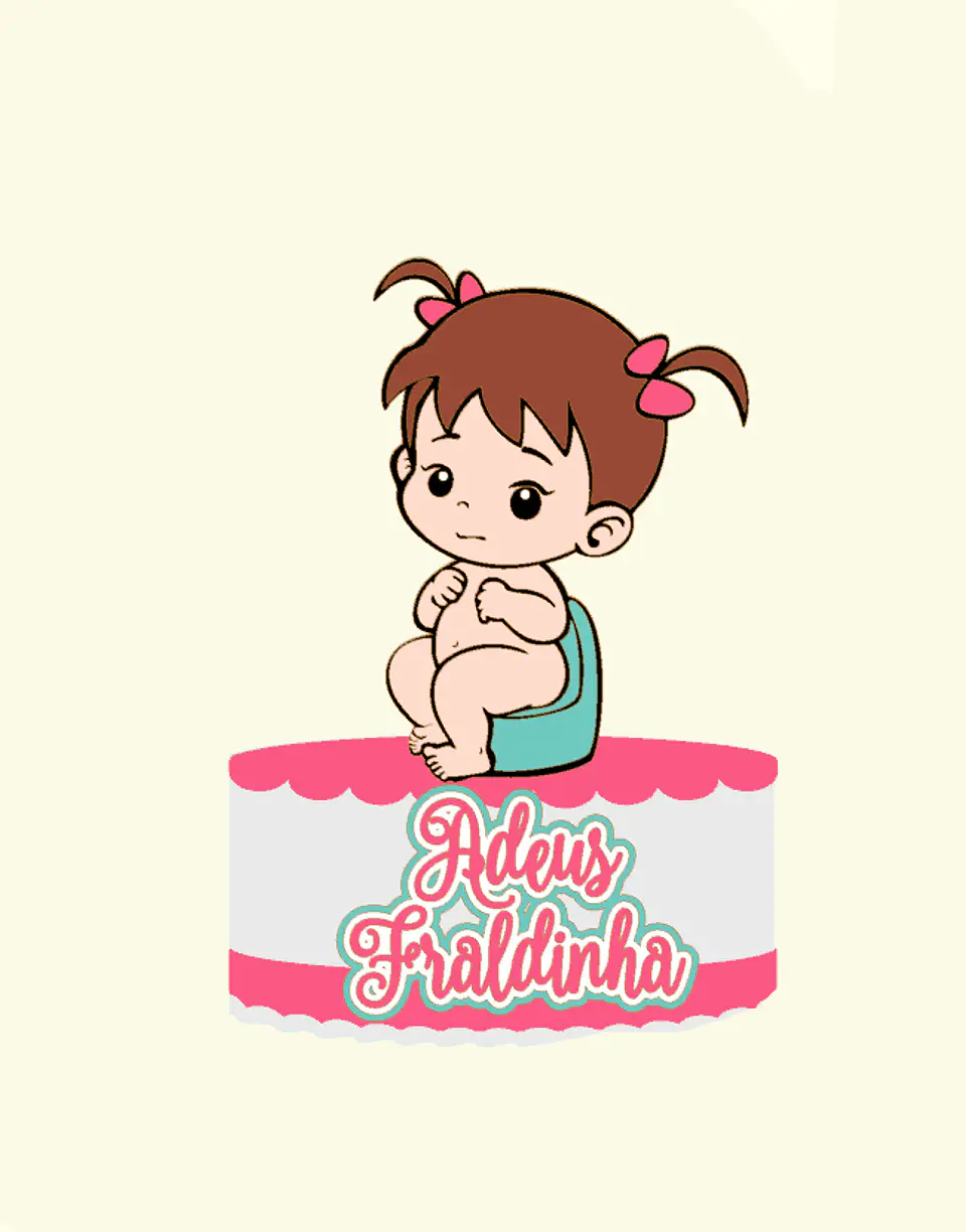 Arquivo Topo de Bolo Desfralde Bebê 1