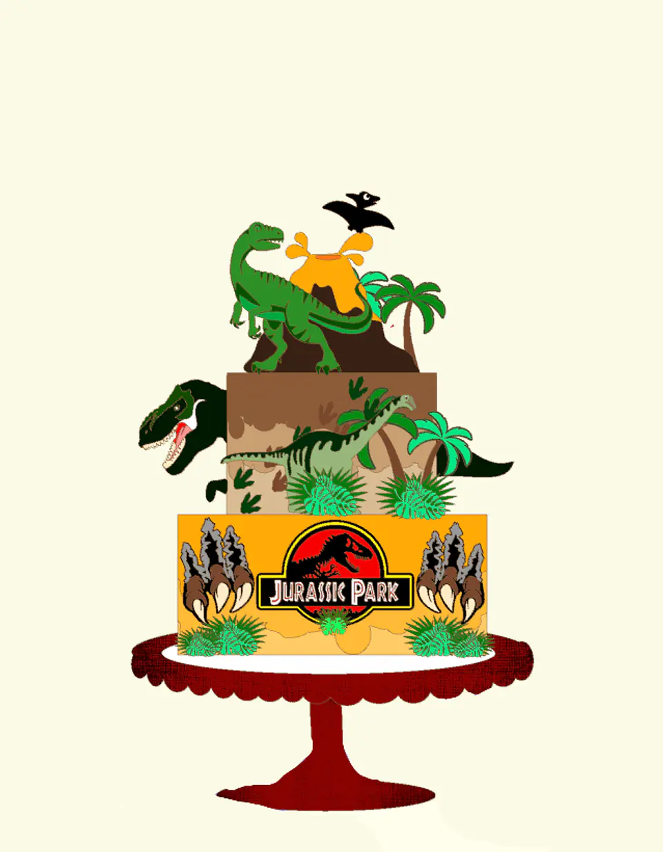 Arquivo Topo de Bolo Dinossauro Jurassic 2 1