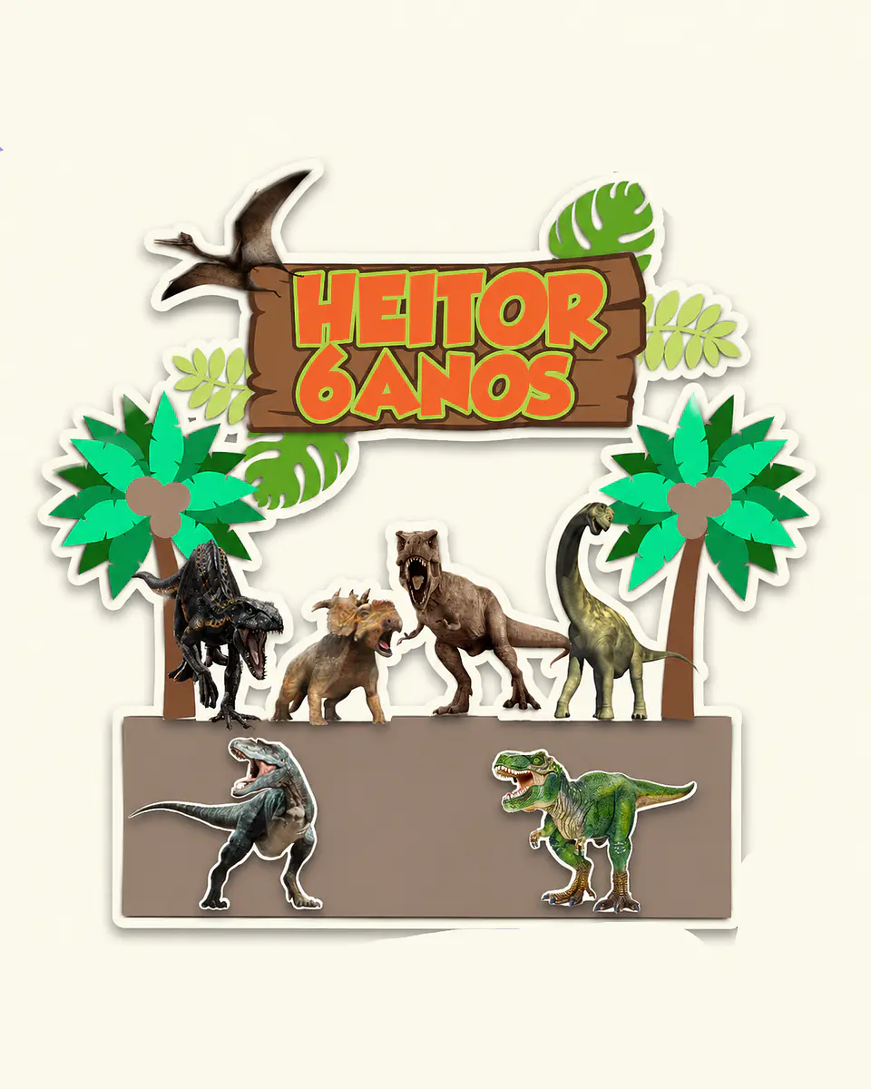 Arquivo Topo de Bolo Dinossauro Jurassic 3 1