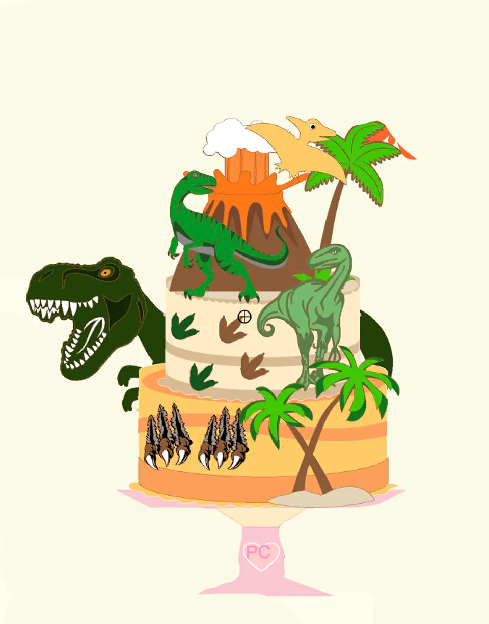 Arquivo Topo de Bolo Dinossauro Jurassic 5 1