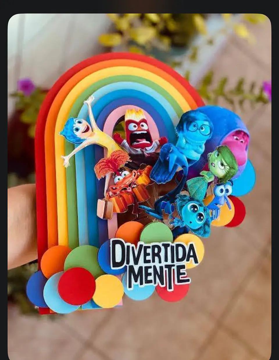 Arquivo Topo de Bolo DIVERTIDAMENTE - CASTEFE  1