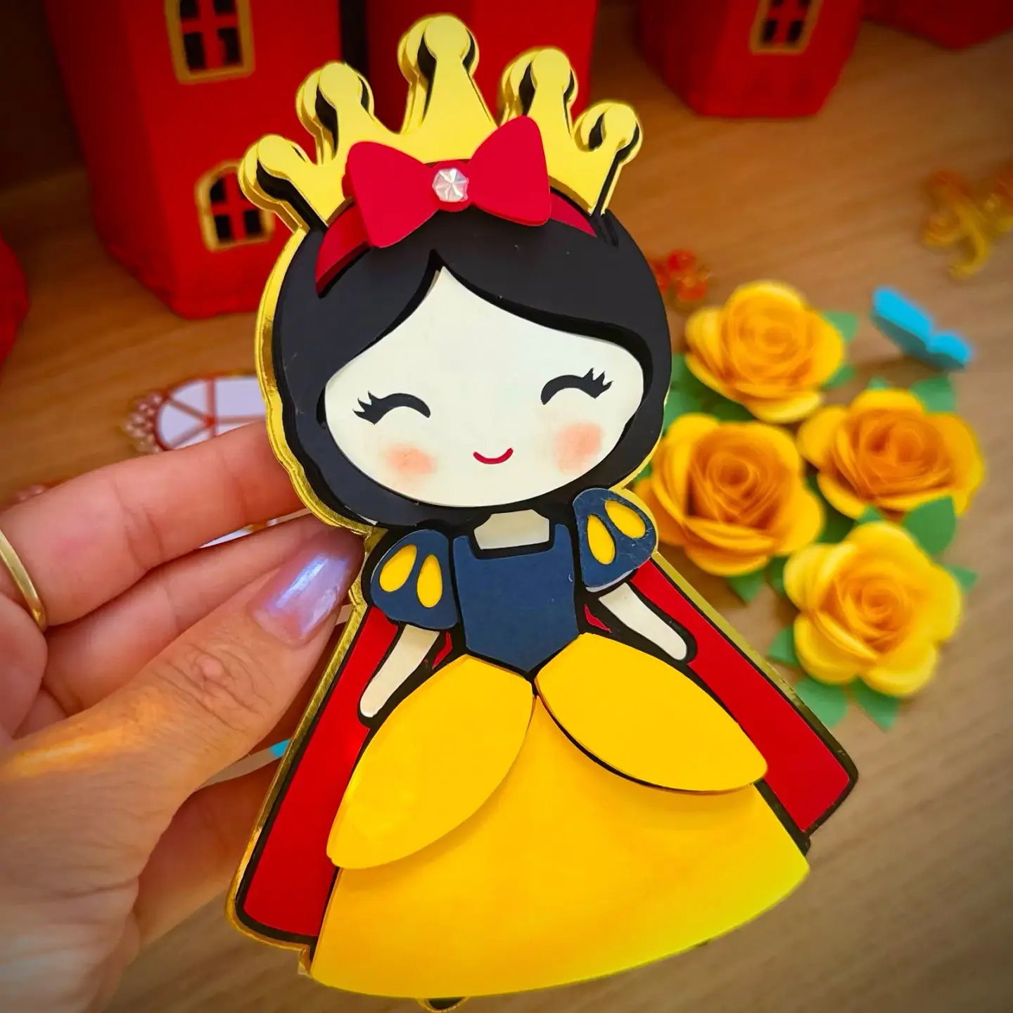 Arquivo Topo de Bolo Branca de Neve em Camadas  1