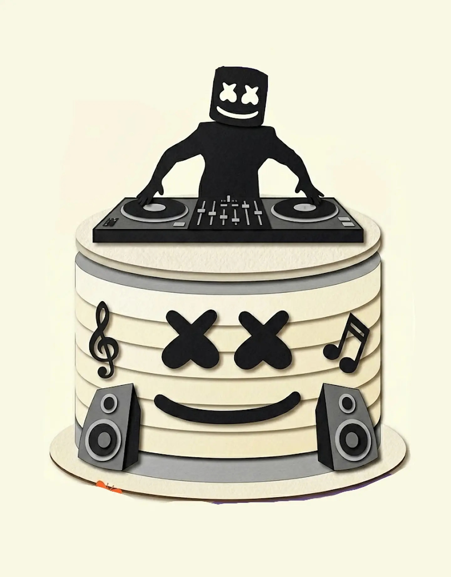 Arquivo Topo de Bolo Dj Marshmello 1