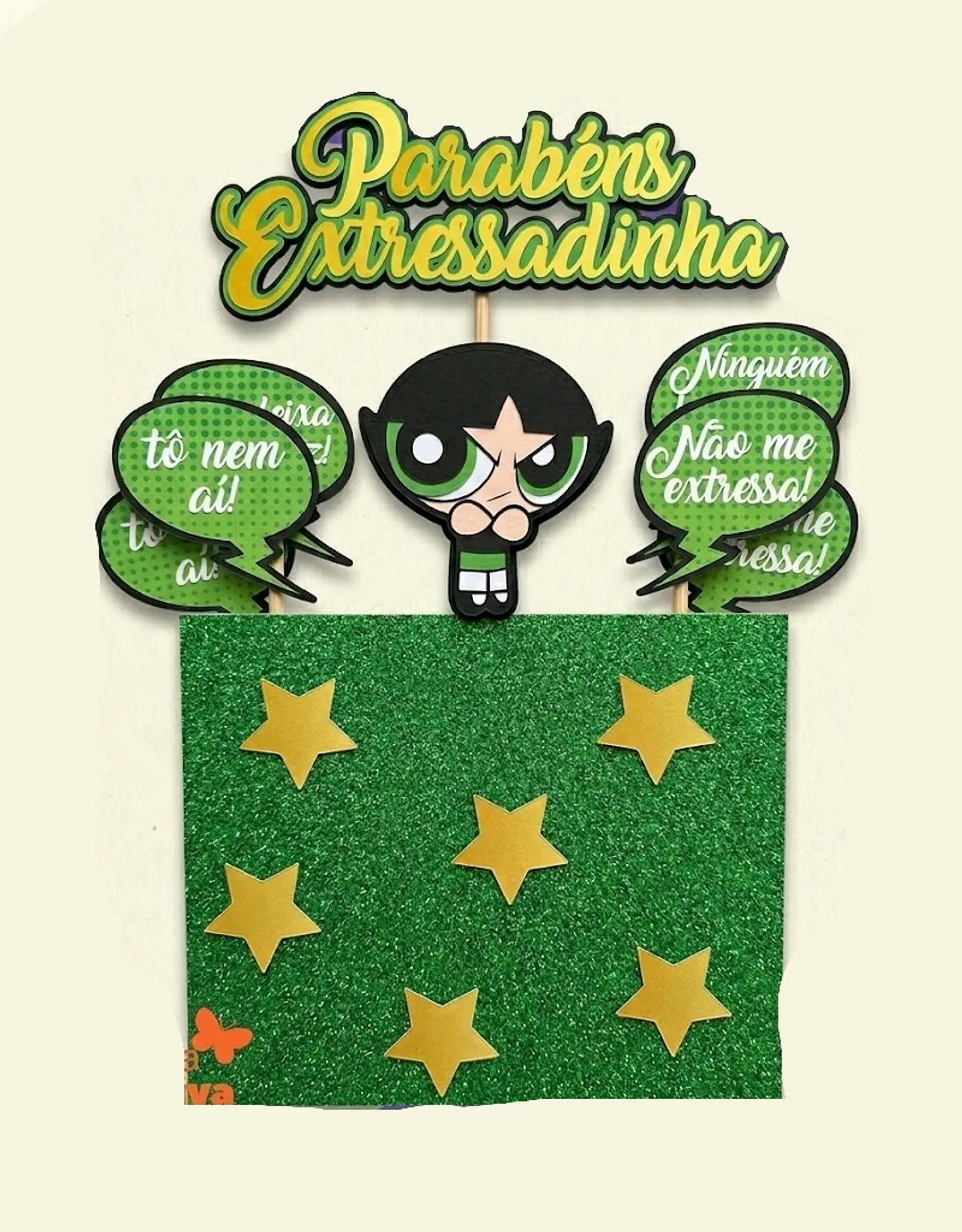 Arquivo Topo de Bolo Docinho Meninas Super Poderosas 1