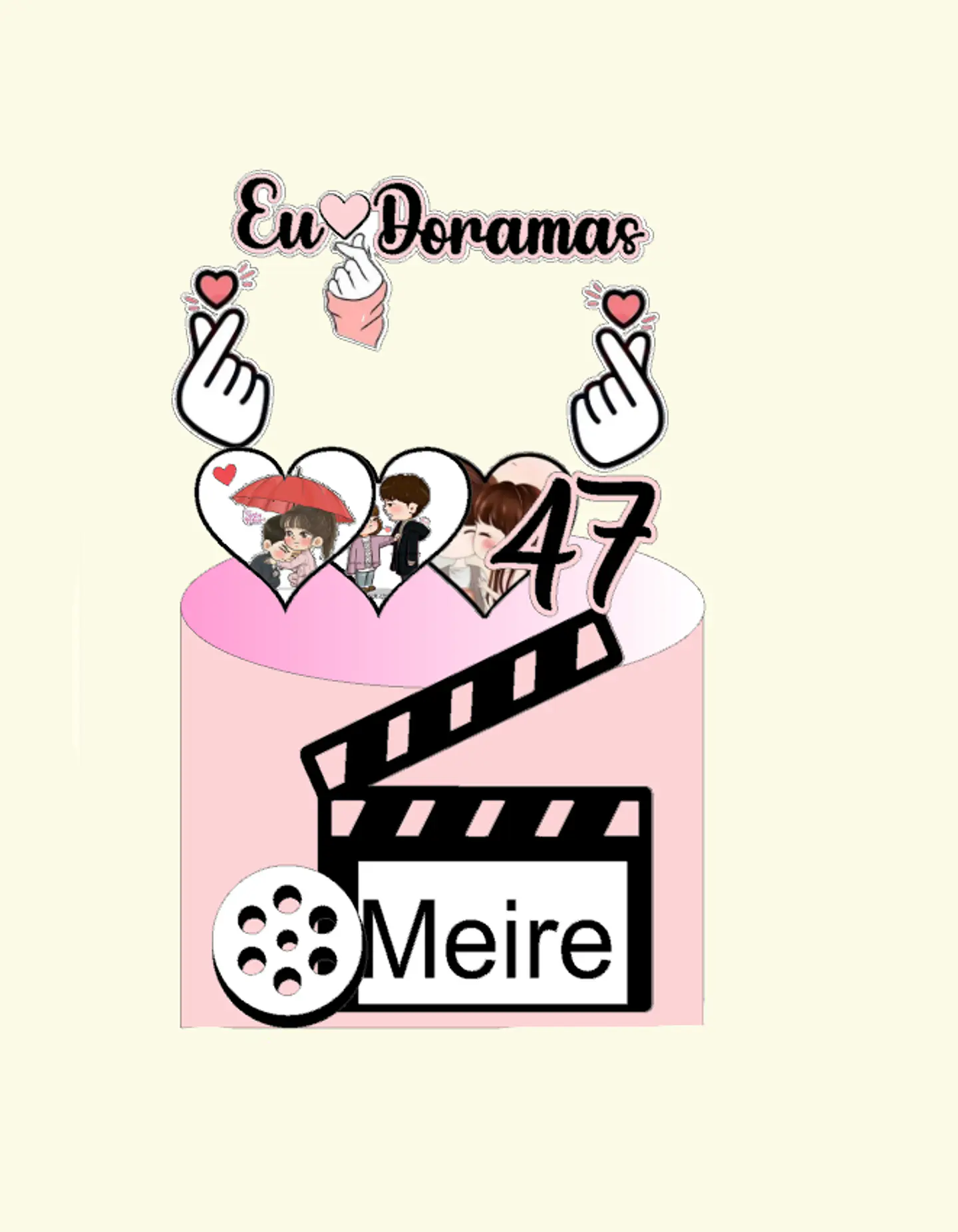 Arquivo Topo de Bolo Eu amo Dorama 3 1