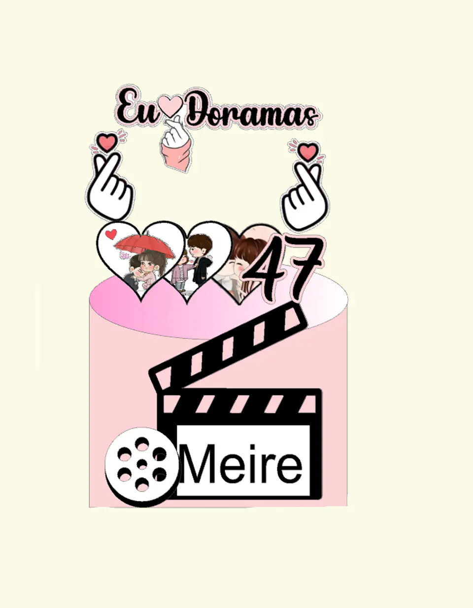 Arquivo Topo de Bolo Eu amo Dorama 3 1