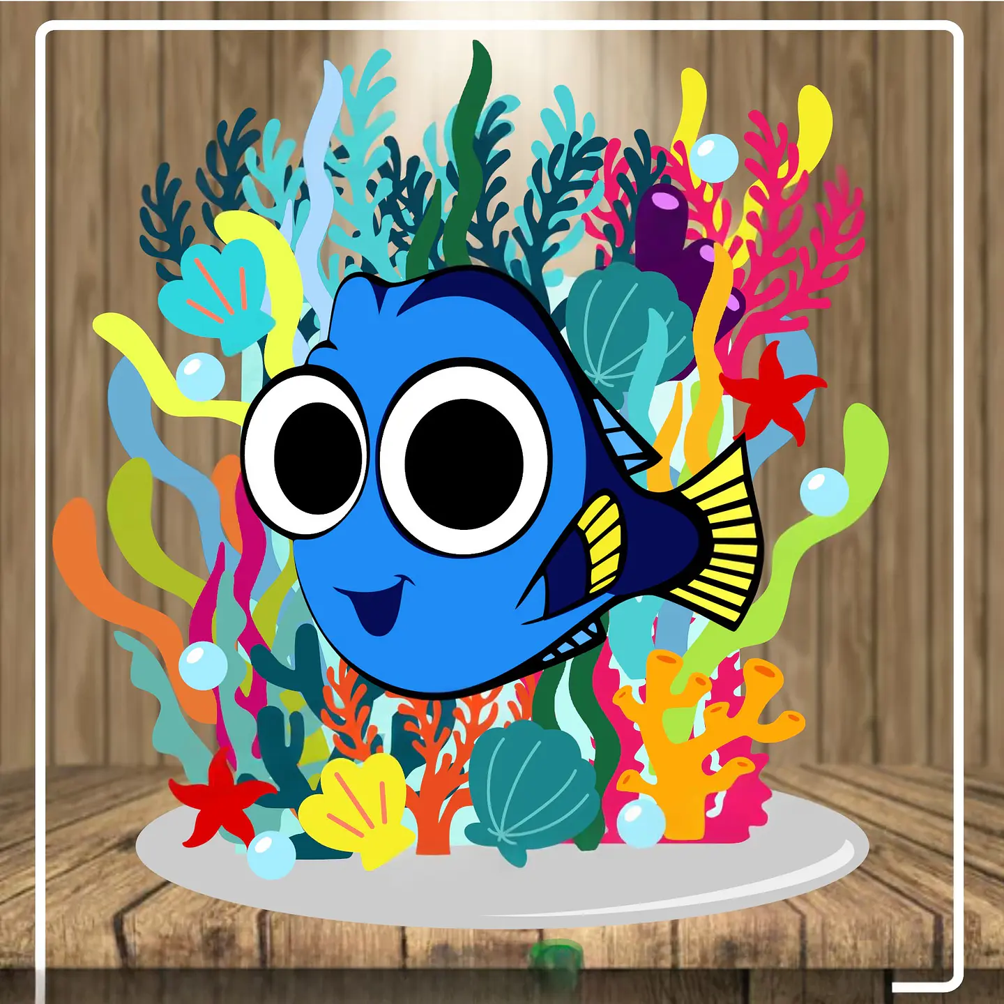 Arquivo Topo de Bolo Procurando Dory 1
