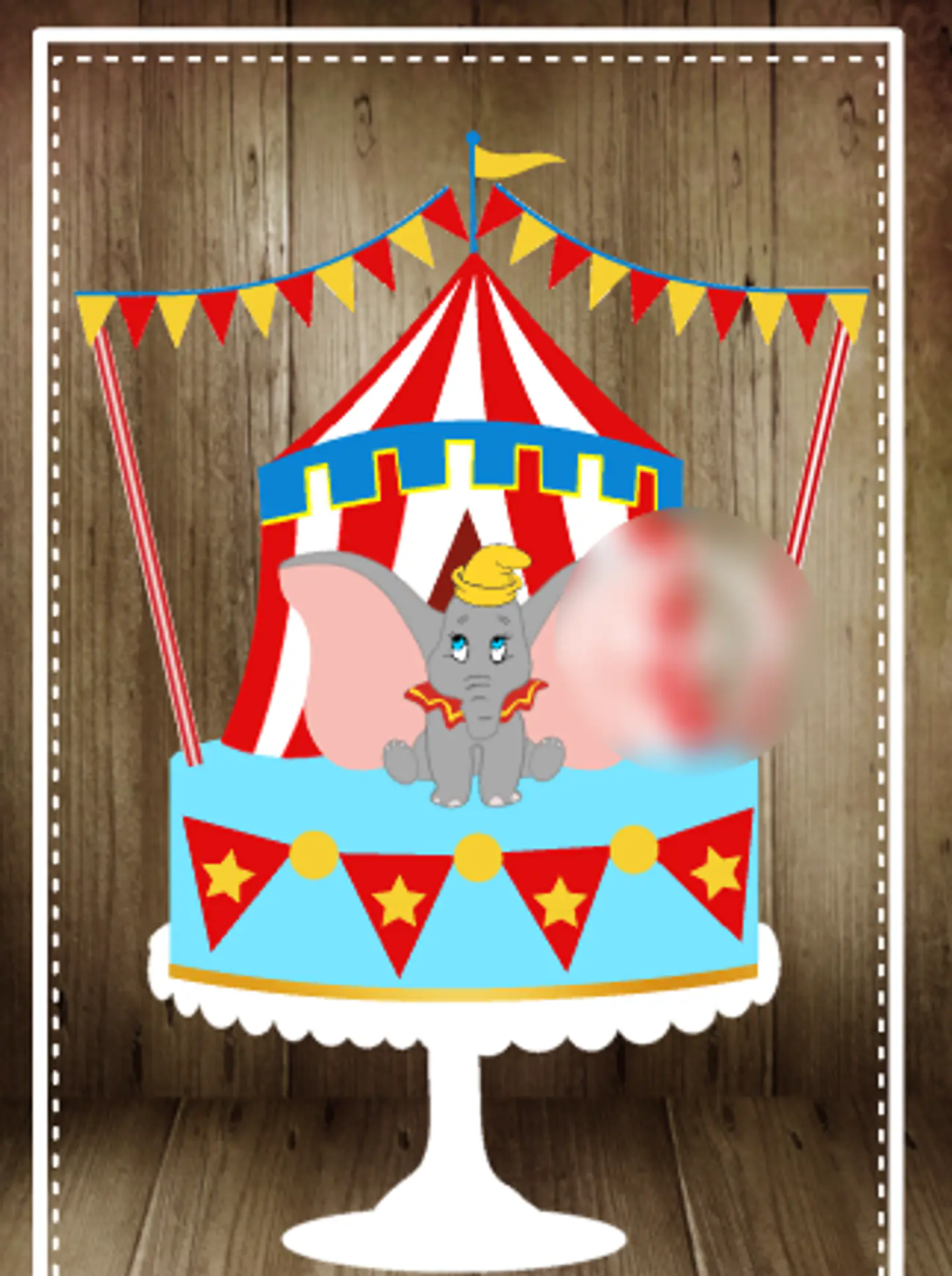 Arquivo Topo de Bolo Circo do Dumbo 1