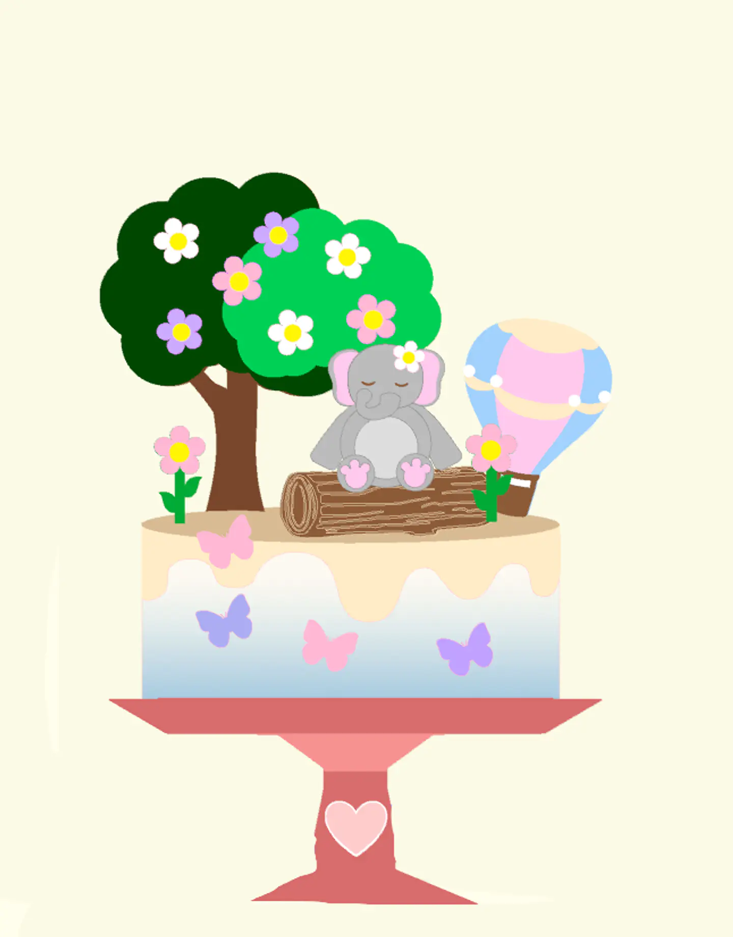 Arquivo Topo de Bolo Jardim da Elefantinha 1